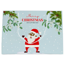 Bolsa De Regalo Grande Navidades de Black Santa Claus de Estados Unidos