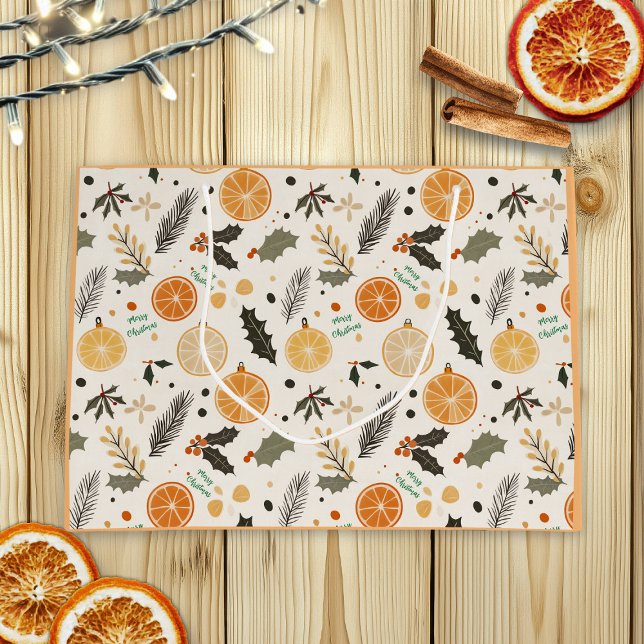 Bolsa De Regalo Grande Navidades de bonito y Naranja (Subido por el creador)