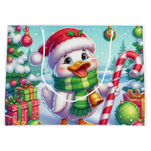 Bolsa De Regalo Grande Navidades de color lindo patán