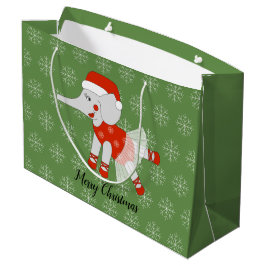 Bolsa De Regalo Grande navidades de Elefante de Ballet Iluminoso Snowflak