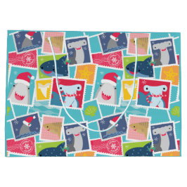 Bolsa De Regalo Grande Navidades de especies de tiburón