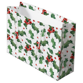Bolsa De Regalo Grande Navidades de Festive Holly Berry