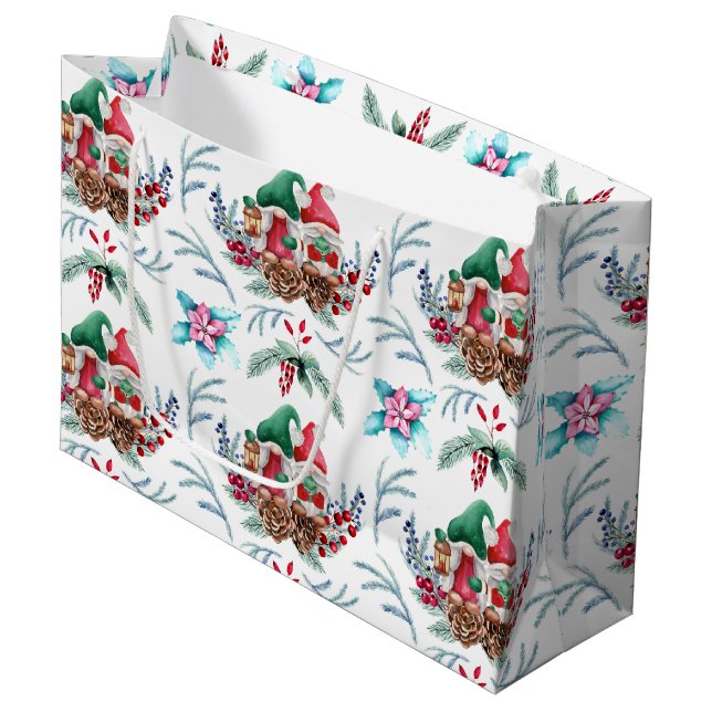 Bolsa De Regalo Grande Navidades de Gnome (Angulo Anverso)