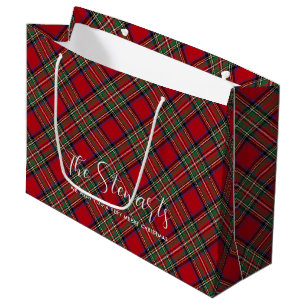 Bolsa De Regalo Grande Navidades de guión gráfico personalizado Stewart T
