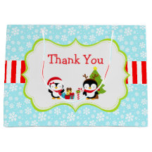 Navidades de invierno cute pingüinos