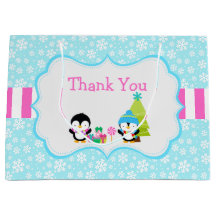 Navidades de invierno cute pingüinos