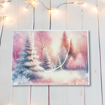 Navidades de Invierno Rosa Wonderland