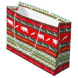 Bolsa De Regalo Grande Navidades de los bosques