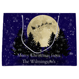 Bolsa De Regalo Grande Navidades de Santa Lughting