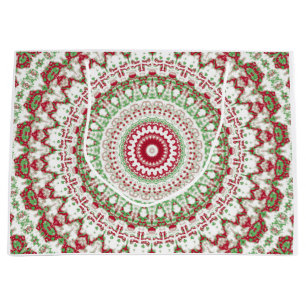 Bolsa De Regalo Grande Navidades de Tye Dye Mandala