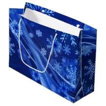 Navidades del Blue Winter Snowflakes
