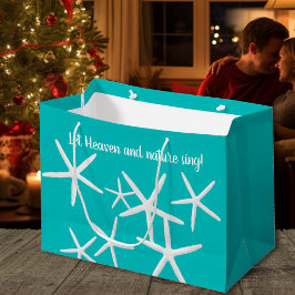 Bolsa De Regalo Grande Navidades del Heaven n Nature Starfish Beach