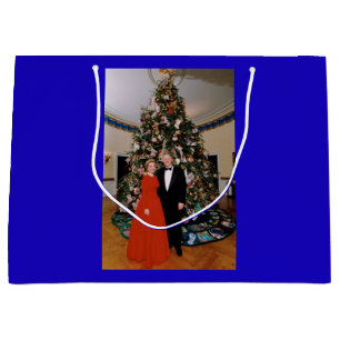 Bolsa De Regalo Grande Navidades del presidente estadounidense Bill Clint