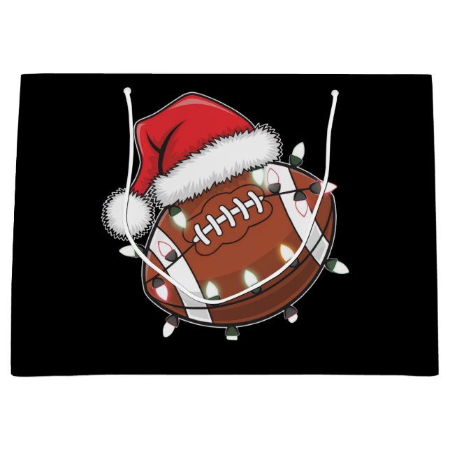 Bolsa De Regalo Grande Navidades deportivos de Santa Lucía (Anverso)