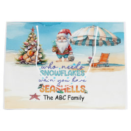 Bolsa De Regalo Grande Navidades en julio con SANTA CLAUS