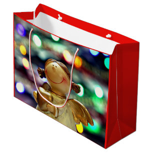 Bolsa De Regalo Grande Navidades festivos Angel Gift Bag
