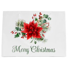 Bolsa De Regalo Grande Navidades Floral