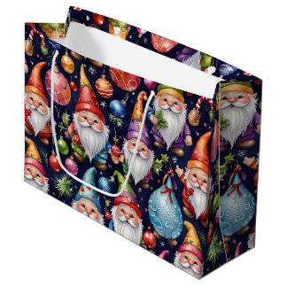 Bolsa De Regalo Grande Navidades Gnomes
