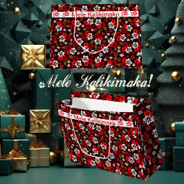 Bolsa De Regalo Grande Navidades hawaianos Hibiscus Big Gift Bag