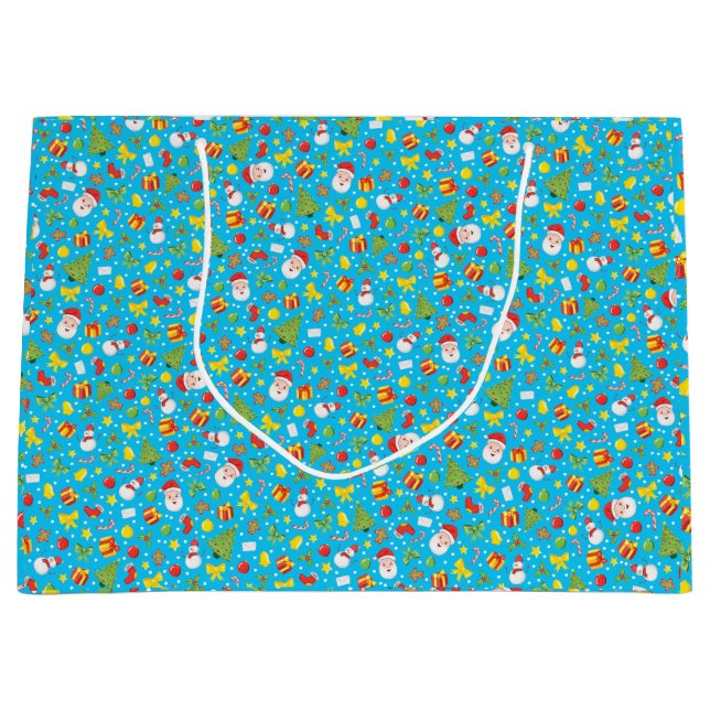 Bolsa De Regalo Grande Navidades inteligentes (Anverso)