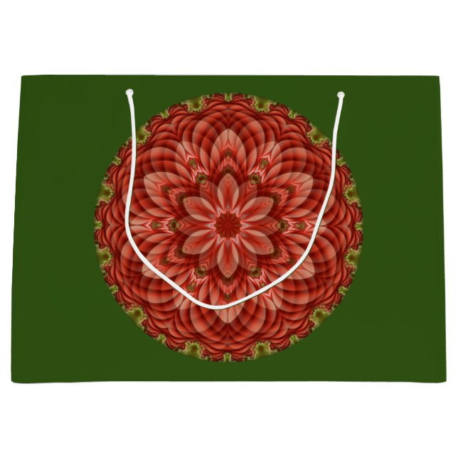 Bolsa De Regalo Grande Navidades Mandala (Anverso)