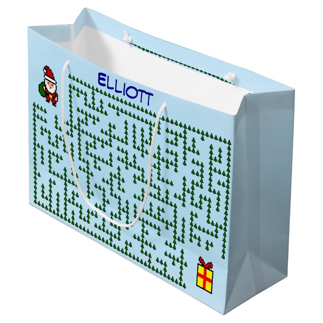 Bolsa De Regalo Grande Navidades Maze Gift Bag (Angulo Anverso)