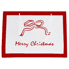 Bolsa De Regalo Grande Navidades modernos de Red Knot