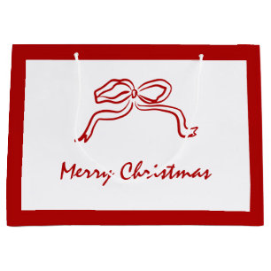 Bolsa De Regalo Grande Navidades modernos de Red Knot