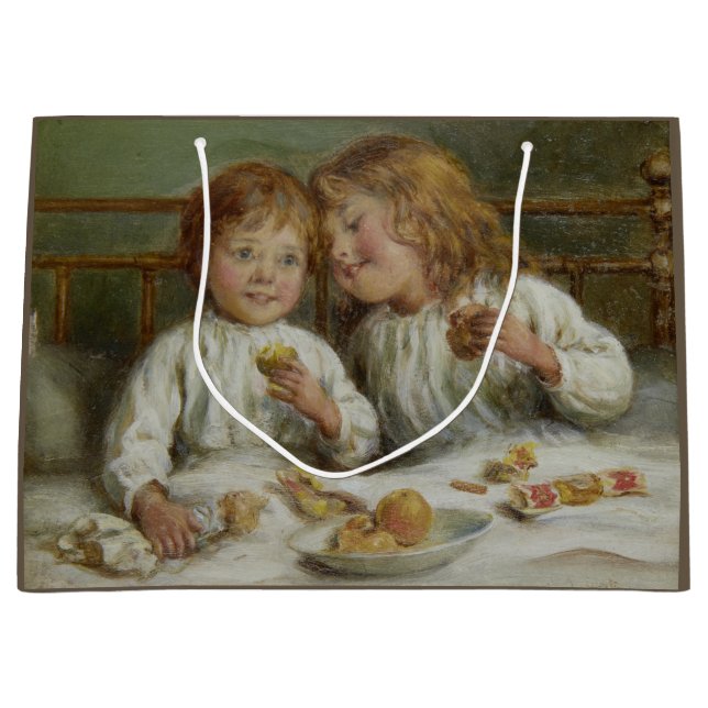 Bolsa De Regalo Grande Navidades Morning (por Joseph Clark) (Anverso)