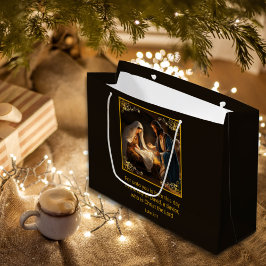 Bolsa De Regalo Grande Navidades Natividad Sagrada Familia Religiosa