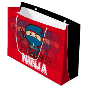 Bolsa De Regalo Grande Navidades Ninja Boy