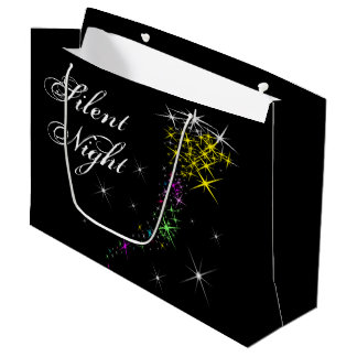 Bolsa De Regalo Grande Navidades Noche silenciosa
