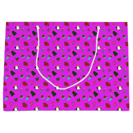 Bolsa De Regalo Grande Navidades pequeños rosados