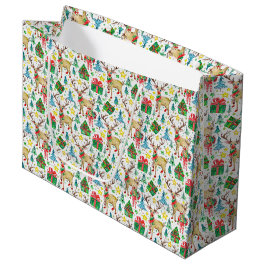 Bolsa De Regalo Grande Navidades por la mañana