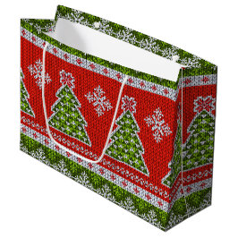 Bolsa De Regalo Grande Navidades Red Green Holidays