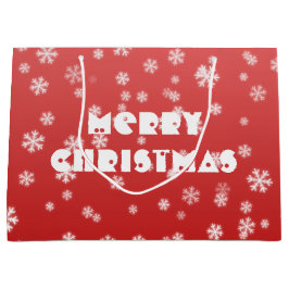 Bolsa De Regalo Grande Navidades Snowflakes