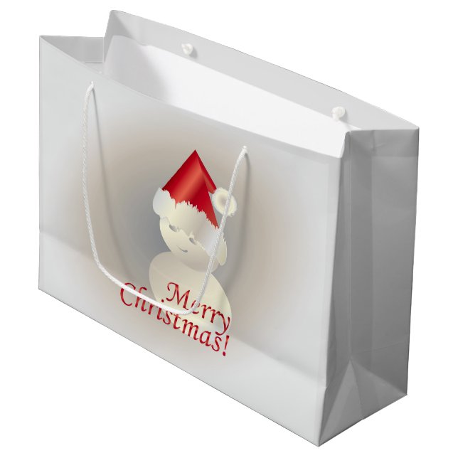 Bolsa De Regalo Grande Navidades Snowman (Angulo Anverso)