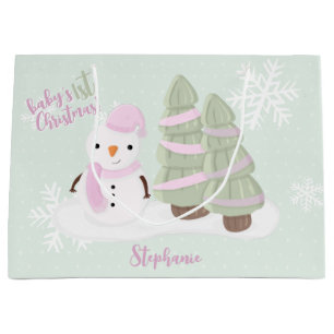 Bolsa De Regalo Grande Navidades Snowman