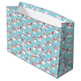 Bolsa De Regalo Grande Navidades Snowmen