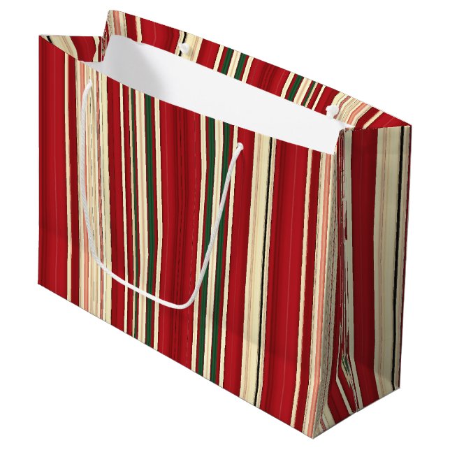 Bolsa De Regalo Grande Navidades Stripes-22-GIFT BAG L (Angulo Anverso)