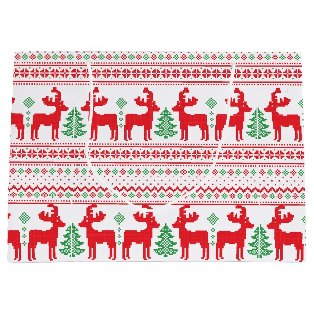 Bolsa De Regalo Grande Navidades Sweater (Anverso)