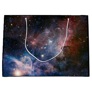 Bolsa De Regalo Grande Nebulosa Carina Rojo & Azul Telescopio Hubble