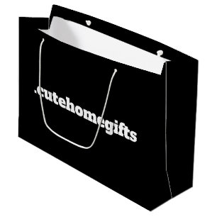Bolsa De Regalo Grande Negocios Corporativos Minimalistas Modernos Elegan