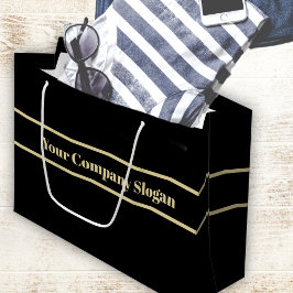 Bolsa De Regalo Grande Negro - Sólido - Sin patrón