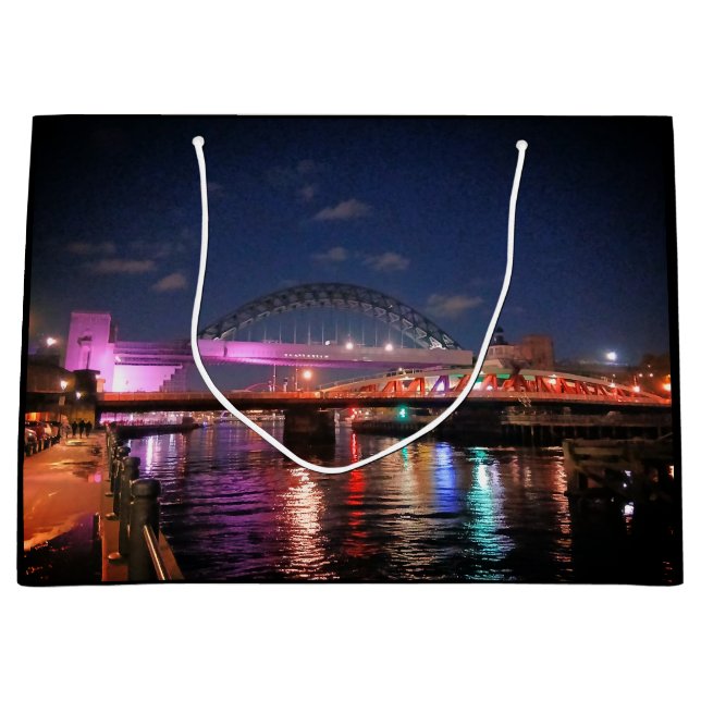 Bolsa De Regalo Grande Newcastle bridges (Anverso)