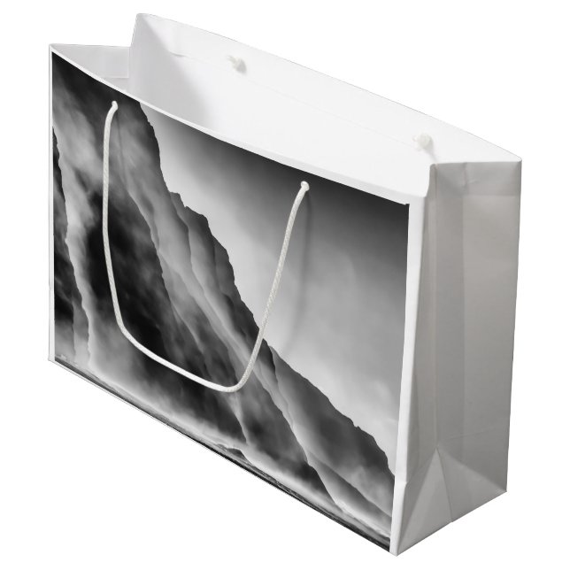 Bolsa De Regalo Grande Niebla sobre las rocas (Angulo Anverso)