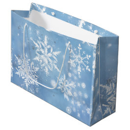 Bolsa De Regalo Grande Nieve de Navidad Maravillosa