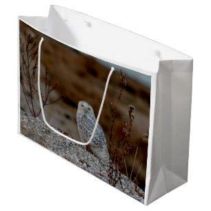 Bolsa De Regalo Grande Nieve sobre una roca