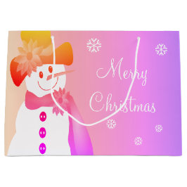 Bolsa De Regalo Grande Nieves Y Nieves En Los Arrecifes