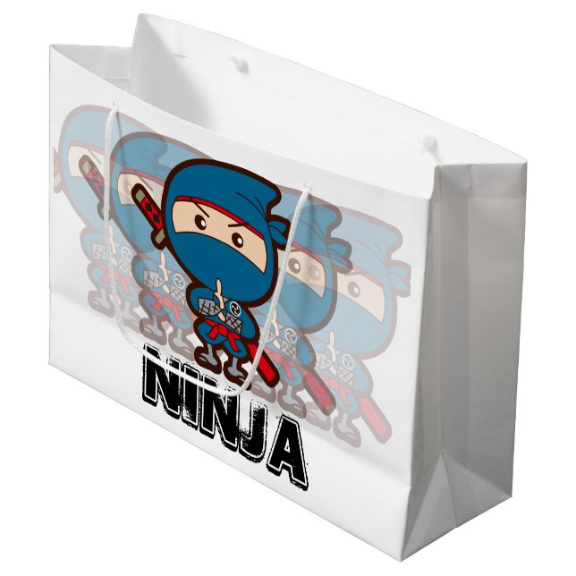 Bolsa De Regalo Grande Ninja Boy (Angulo Anverso)